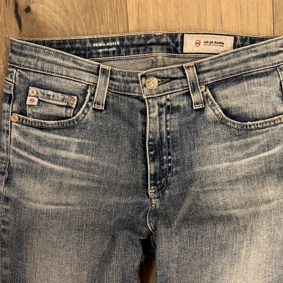 AG Adriano Goldschmied Blue Straight Leg Jeans - Picture 2 of 4